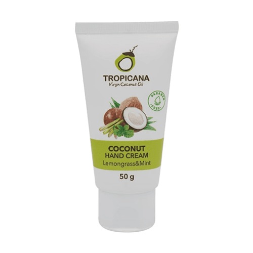 Coconut Hand Cream (Non-Paraben) - Lemongrass & Mint