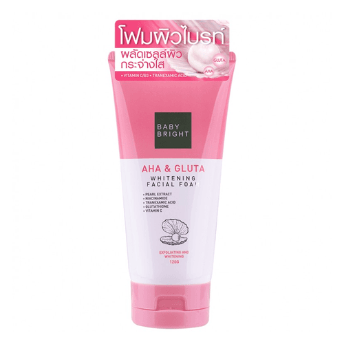 AHA & Gluta Whitening Facial Foam