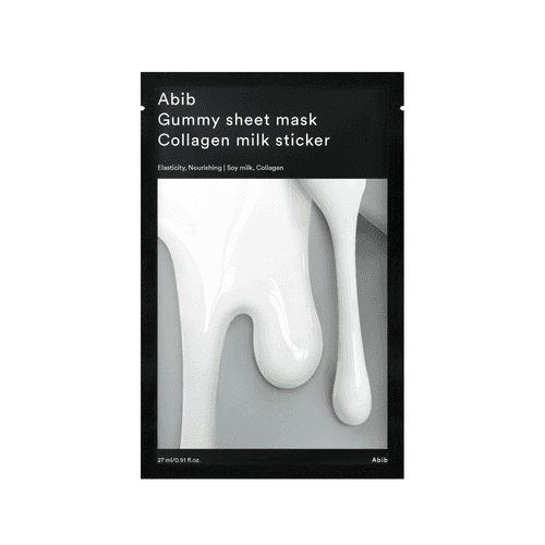 Gummy Sheet Mask Collagen Milk Sticker