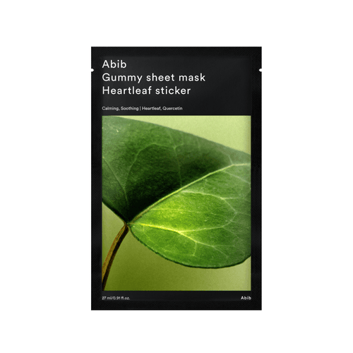 Gummy Sheet Mask Heartleaf Sticker