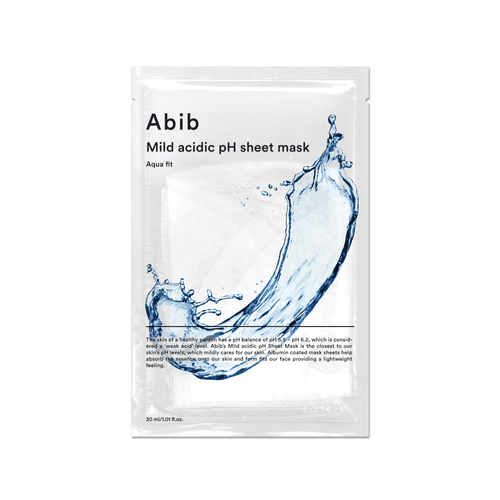 Mild Acidic pH Sheet Mask Aqua Fit
