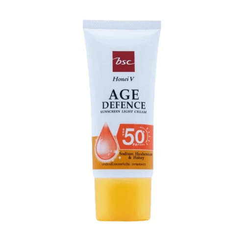 Honei V BSC Age Defence Sunscreen Light Cream SPF50+ PA++++