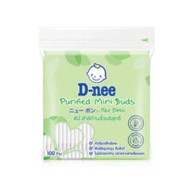 D-nee Purified Cotton Mini Buds 100pcs