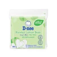 D-nee Purified Cotton Buds [100pcs x 2packs]