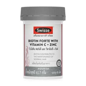 SWISSE Biotin Forte With Vitamin C + Zinc 60 Tablets