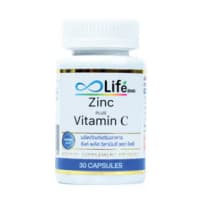 Life Zinc Plus Vitamin C 30 Capsules