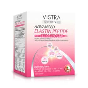 VISTRA Nutribeau Advanced Elastin Peptide Plus Collagen [12g x 10 Sachets]