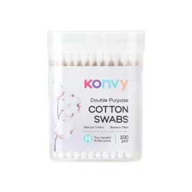 Konvy Cotton Swabs Double Purpose 100pcs