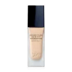 BOM Cover Flex Skin Fit Foundation 30ml #21 Rosy Beige ( สินค้าหมดอายุ : 2027.02.12 ) 