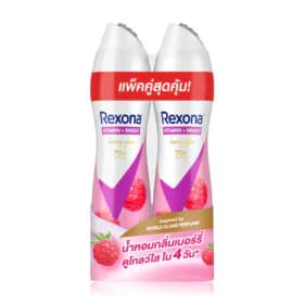 Rexona Spray Vitamin + Bright Berry Glow Antiperspirant [135ml x 2pcs]
