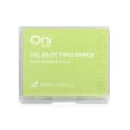 Oni Oil Blotting Paper With Mirror 100 Sheets #Green Tea