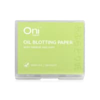 Oni Oil Blotting Paper With Mirror 100 Sheets #Green Tea