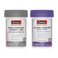 SWISSE Set 2 Items Collagen + Grape Seed 60 Tablets  + Zinc 60 Tablets
