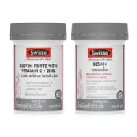 SWISSE Set 2 Items Hsn+ 60 Tablets + Biotin Forte With Vitamin C + Zinc 60 Tablets