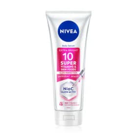 NIVEA Extra Bright 10 Super Vitamins & Skin Foods Body Serum Glow Perfection 170ml