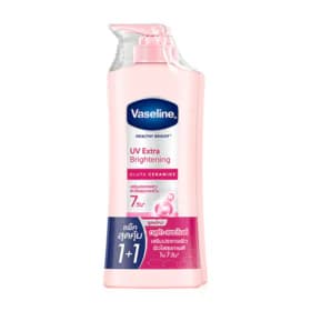Vaseline Healthy Bright UV Extra Brightening Gluta Glow Lotion [300ml x 2pcs]