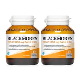 BLACKMORES Bio C 1000mg Daily Imu+ [60 Capsules x 2pcs] ( สินค้าหมดอายุ : 2026.12.05 ) 