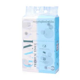 Gamsai Premium Facial Tissue 4 Layers [280 Sheets x 5pcs]