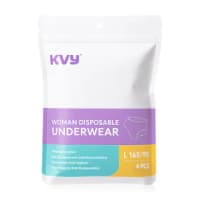 KVY Women Daily Disposable Underwear 4pcs #Size L