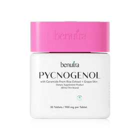 benutra Pycnogenol with Ceramide From Rice Extract + Grape Skin 30 Tablets
