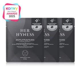 HER HYNESS Instant Glow Black Mask [25ml x 3pcs]