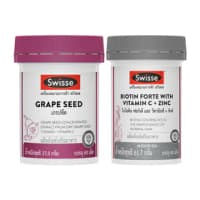SWISSE Set 2 Items Grape Seed 60 Tablets + Biotin Forte With Vitamin C + Zinc 60 Tablets