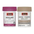 SWISSE Set 2 Items Grape Seed 60 Tablets + Calcium + Vitamin D3 90 Tablets