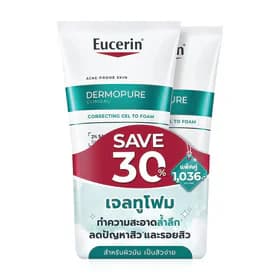 Eucerin Save30% Dermopure Clinical Correcting Gel To Foam [150ml x 2pcs]