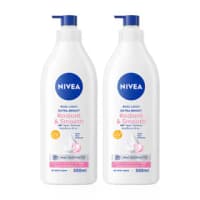 NIVEA Extra Bright Radiant & Smooth Body Lotion [500ml x 2pcs]