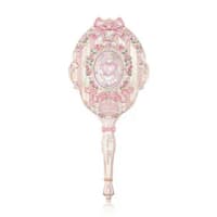 Flower Knows Bunny Garden Collection Hand Mirror 1pc #Rosette Pink