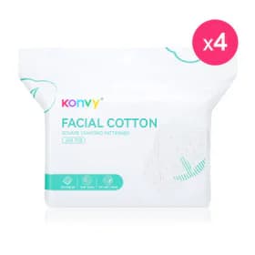 Konvy Facial Cotton [240pcs x 4 Packs]